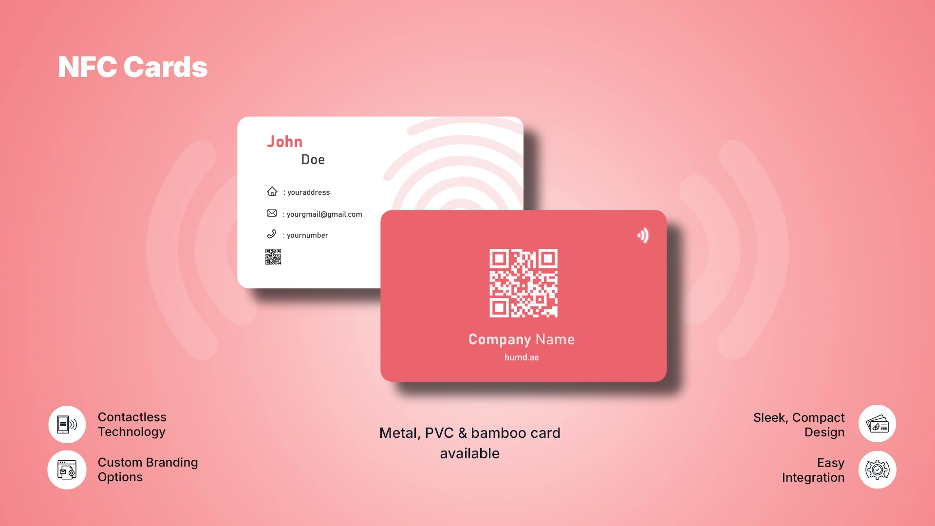 بطاقات الأعمال NFC image