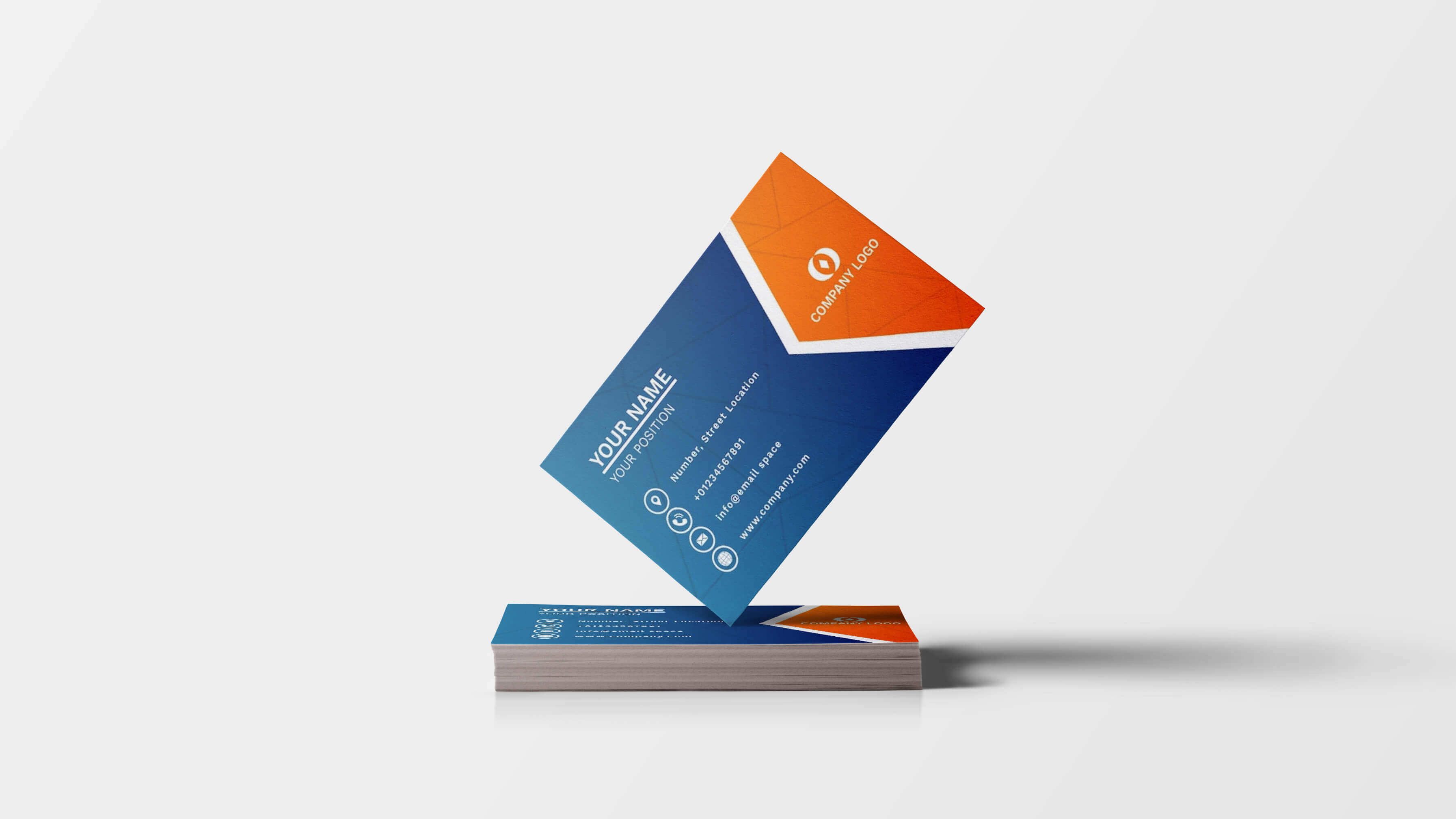 بطاقات الأعمال المطبوعة بالأوفست image